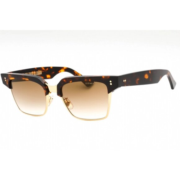 NEW CUTLER AND GROSS CG1348S 003 HAVANA UNISEX SUNGLASSES
